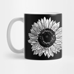 Sunflower sketch Mug